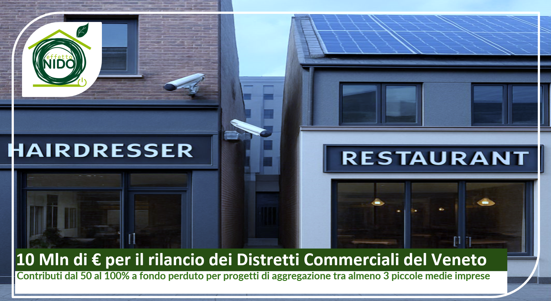 10 Mln di € per il rilancio dei Distretti Commerciali del Veneto
